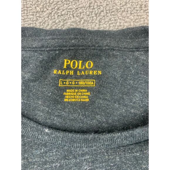 Polo Ralph Lauren Men Large Gray Long Sleeve Shirt - Picture 3 of 13